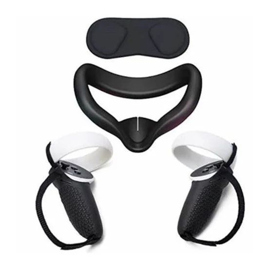 Gamax Oculus Quest 2 Half Pack Handle Cover - Black